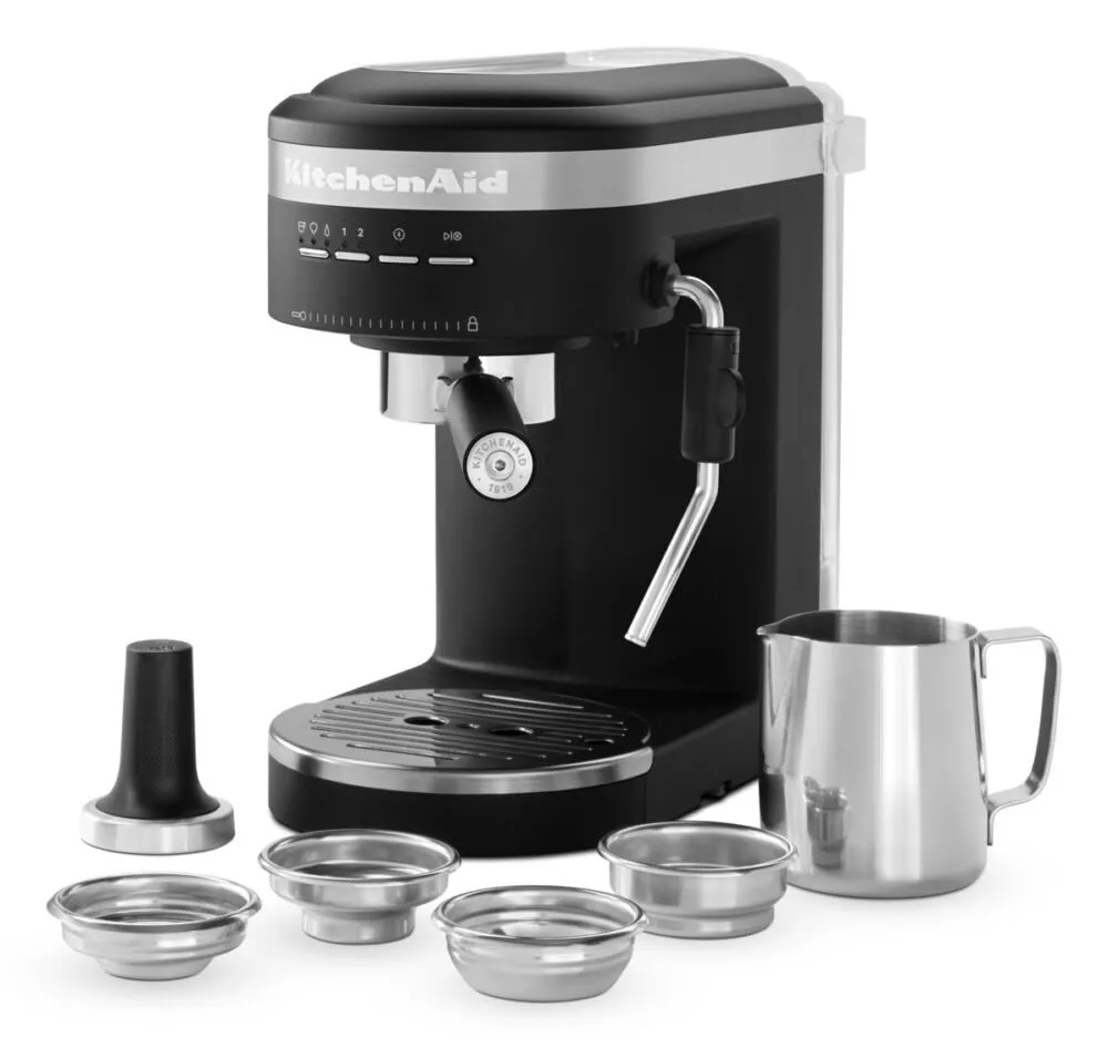 KitchenAid 5KES6403EBM Yarı Otomatik 1.4 L Espresso Makinesi Thumbnail 3