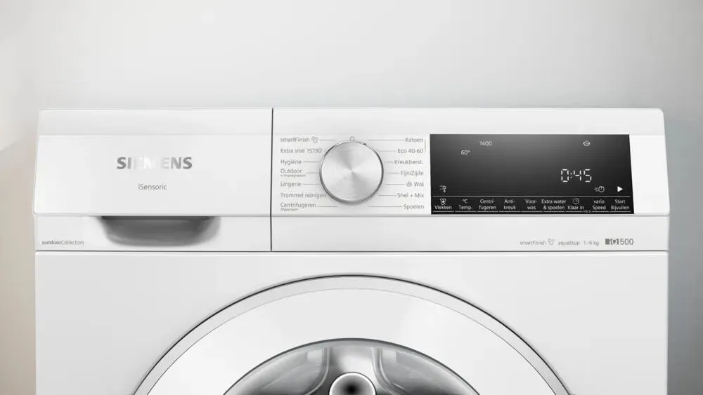 Siemens iQ500 WG44G2ZENL çamaşır makinesi Önden yüklemeli 9 kg 1351 RPM Beyaz Thumbnail 3