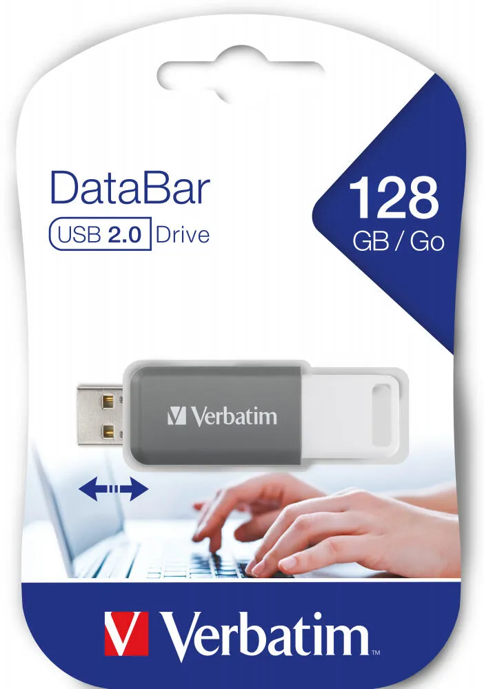 Verbatim V DataBar 49456 128 GB USB 2.0 Flash Bellek Thumbnail 4