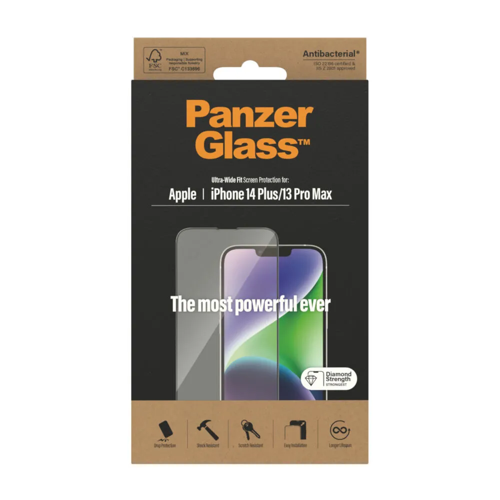 PanzerGlass® Screen Protector iPhone 14 Plus | 13 Pro Max | Ultra-Wide Fit 2773 Thumbnail 3