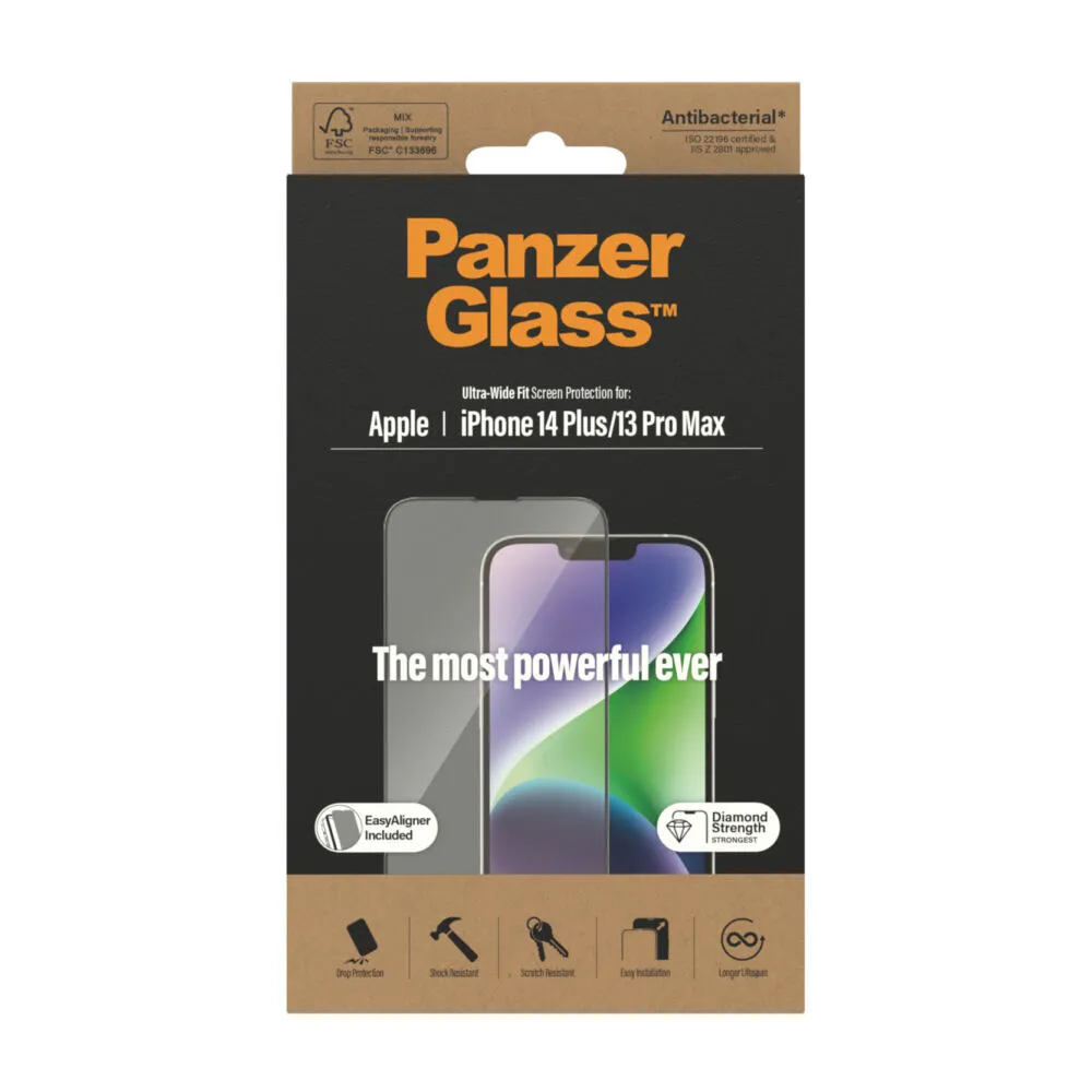 PanzerGlass® Screen Protector iPhone 14 Plus | 13 Pro Max | Ultra-Wide Fit w. EasyAligner 2785 Thumbnail 3