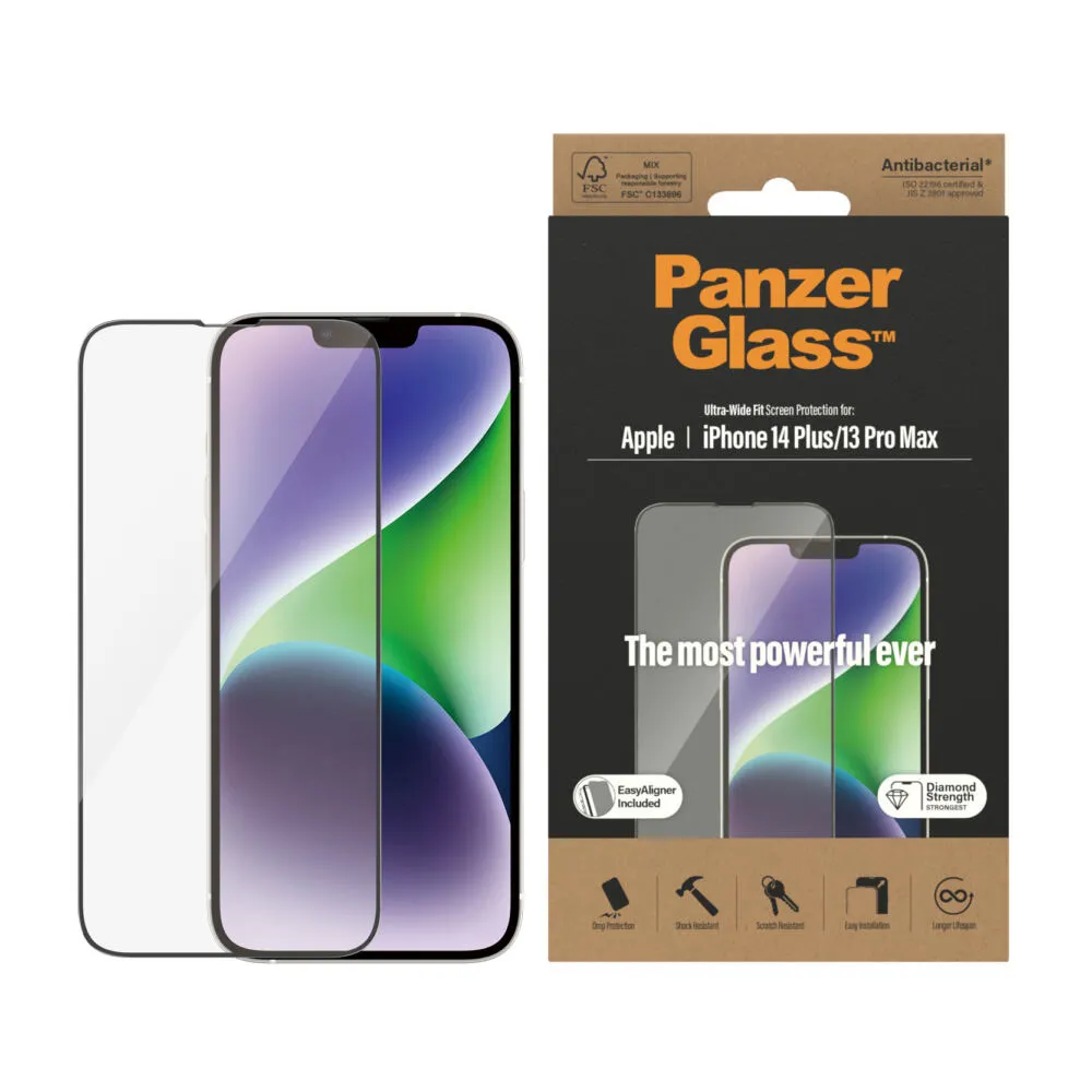 PanzerGlass® Screen Protector iPhone 14 Plus | 13 Pro Max | Ultra-Wide Fit w. EasyAligner 2785 Thumbnail 1