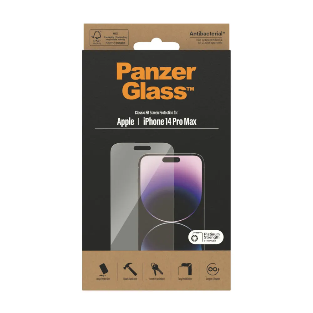 PanzerGlass® Screen Protector iPhone 14 Pro Max | Classic Fit 2770 Thumbnail 5
