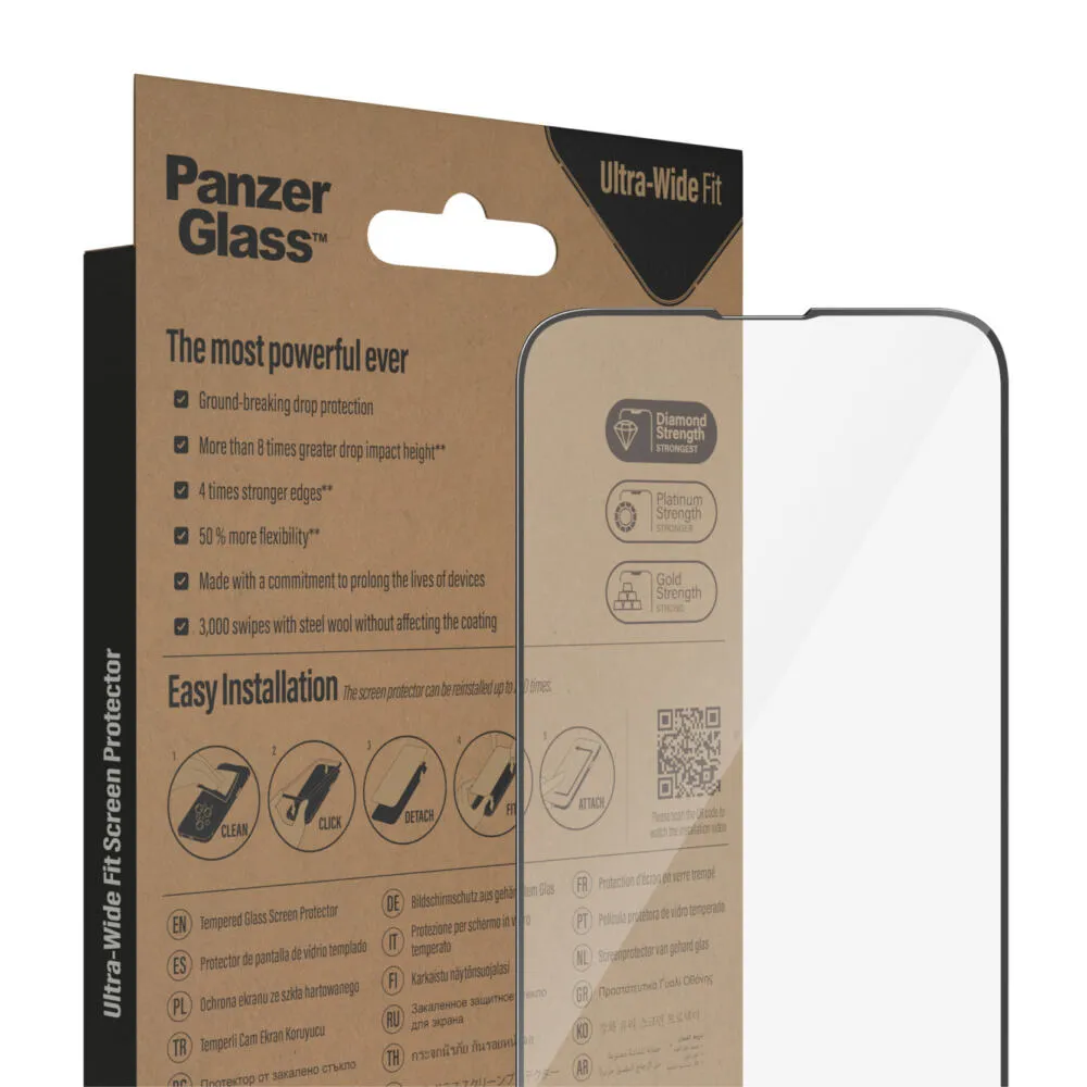 PanzerGlass® Screen Protector iPhone 14 | 13 | 13 Pro | Ultra-Wide Fit w. EasyAligner 2783 Thumbnail 10