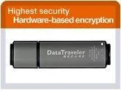 Kingston DataTraveler Secure USB flash sürücü 8 GB A tipi USB RAM Bellek USB Bellek