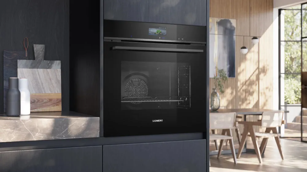 Siemens iQ700 HB776G3B1F fırın 71 l 3600 W Siyah Thumbnail 3