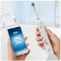 Oral-B SmartSeries 5 5000N CrossAction Yetişkin Döner diş fırçası Beyaz Thumbnail 4