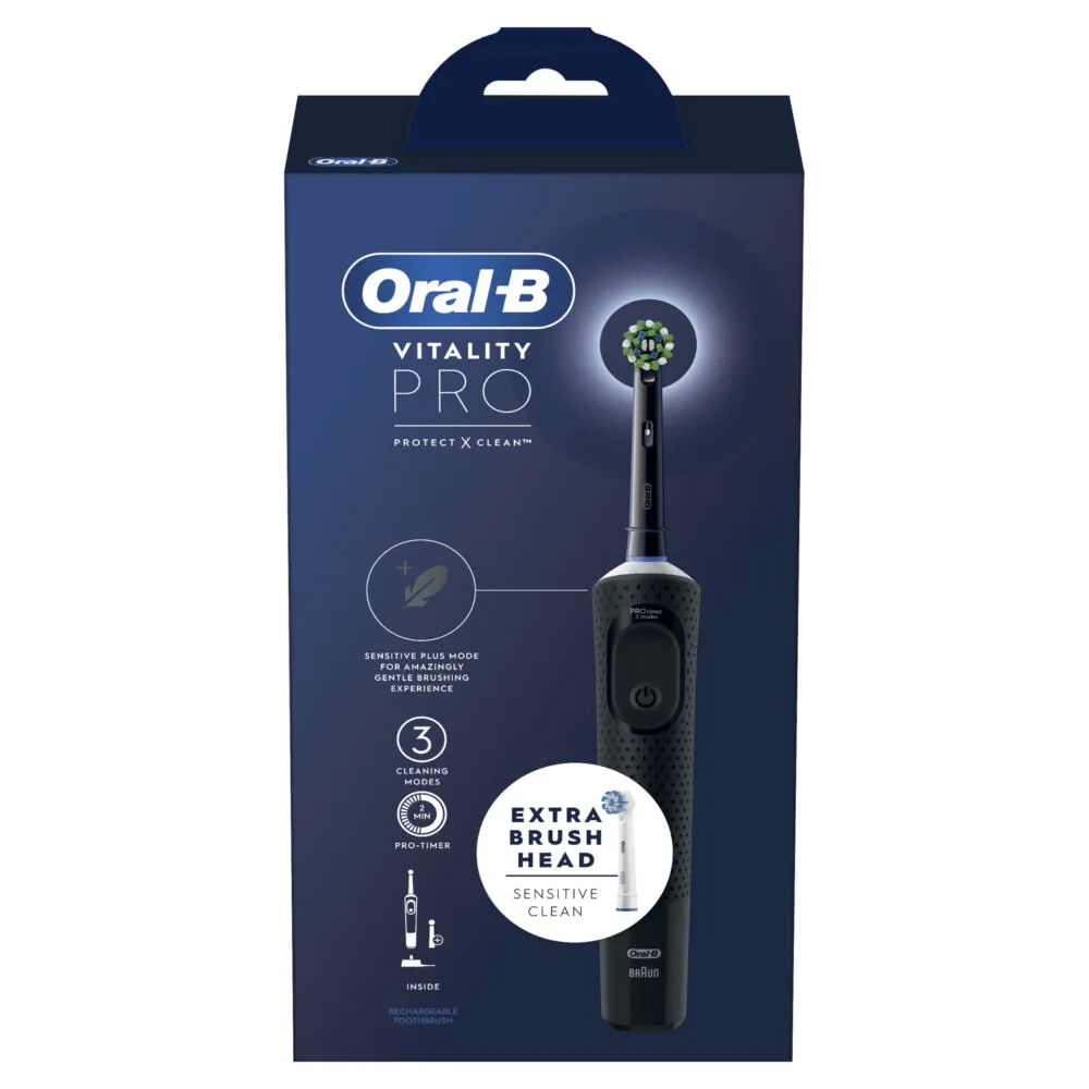 Oral-B Vitality Pro Yetişkin Siyah Thumbnail 1