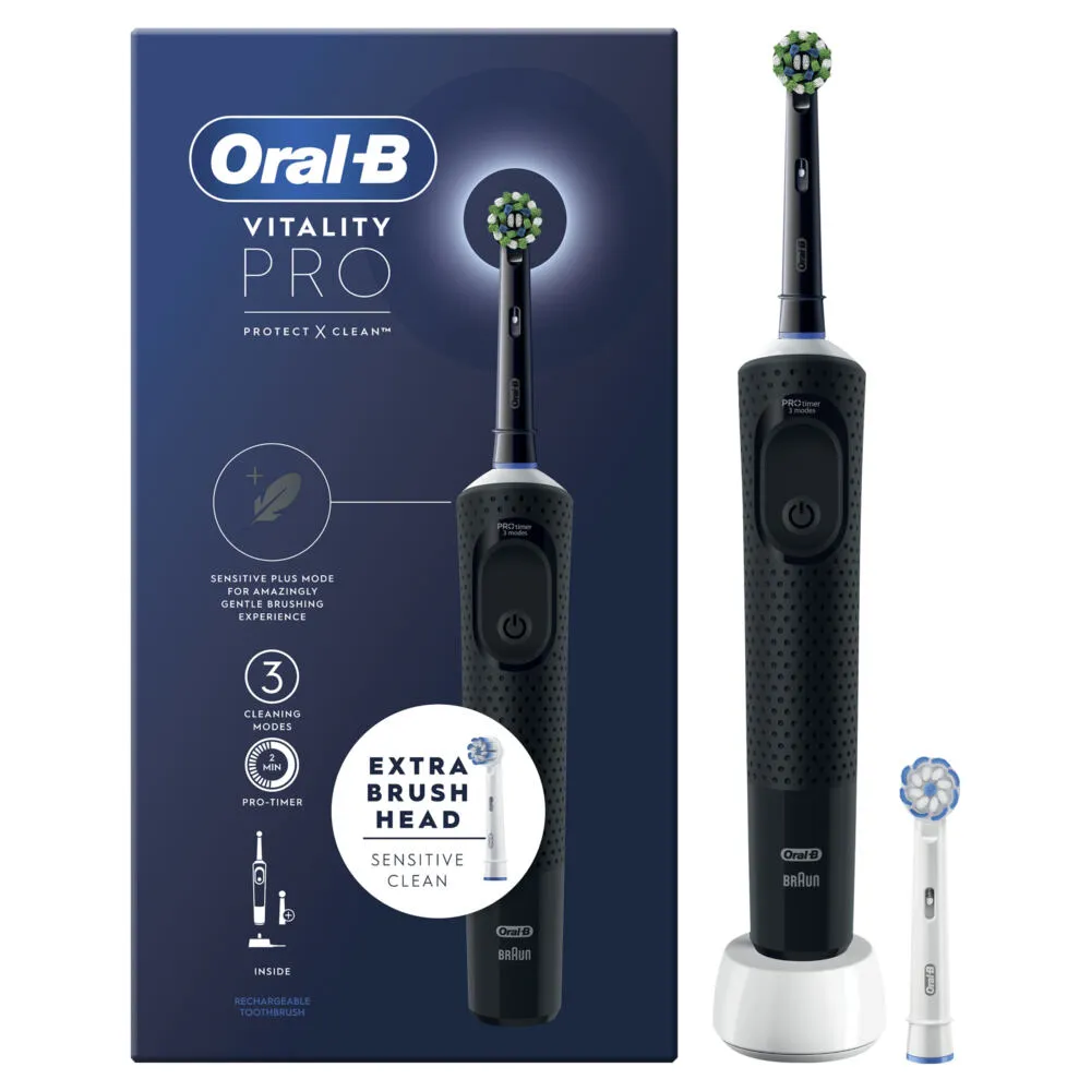 Oral-B Vitality Pro Yetişkin Siyah Thumbnail 2