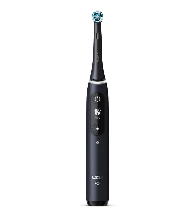 Oral-B iO ORAIO7BK elektrikli diş fırçası Yetişkin Döner diş fırçası Siyah Şarjlı Diş Fırçaları