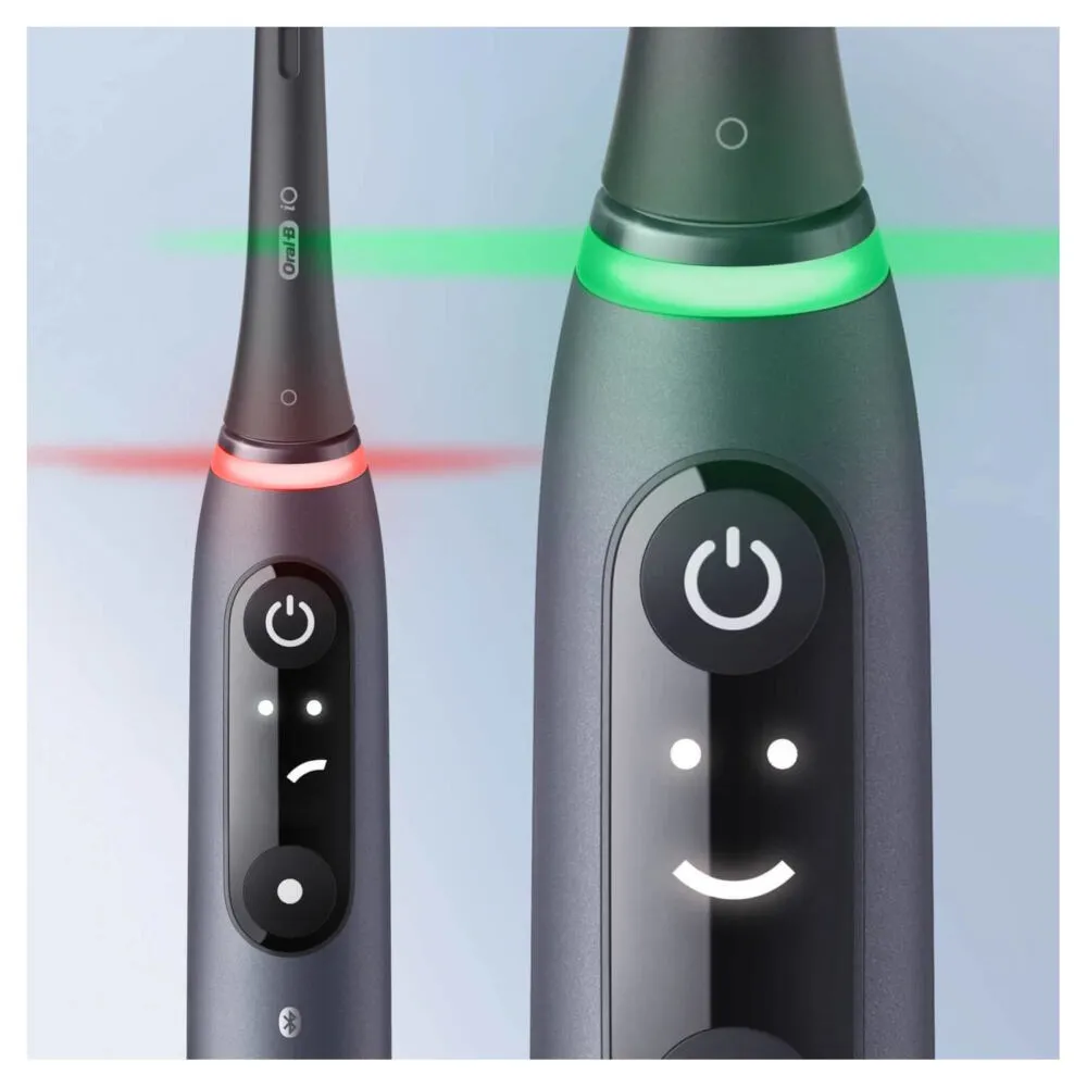 Oral-B iO ORAIO7BK elektrikli diş fırçası Yetişkin Döner diş fırçası Siyah Thumbnail 6