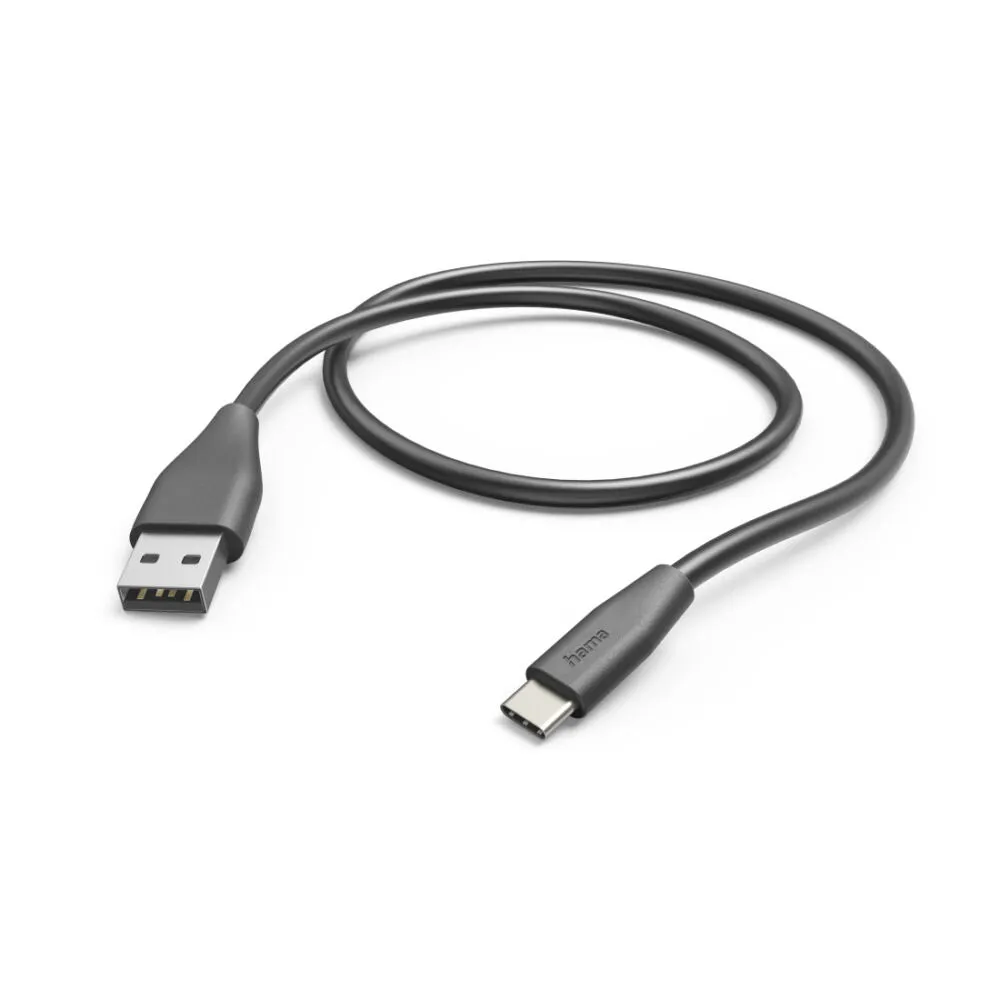 Hama 00139543 USB kablo USB 2.0 1,5 m USB A USB C Siyah USB Cihaz