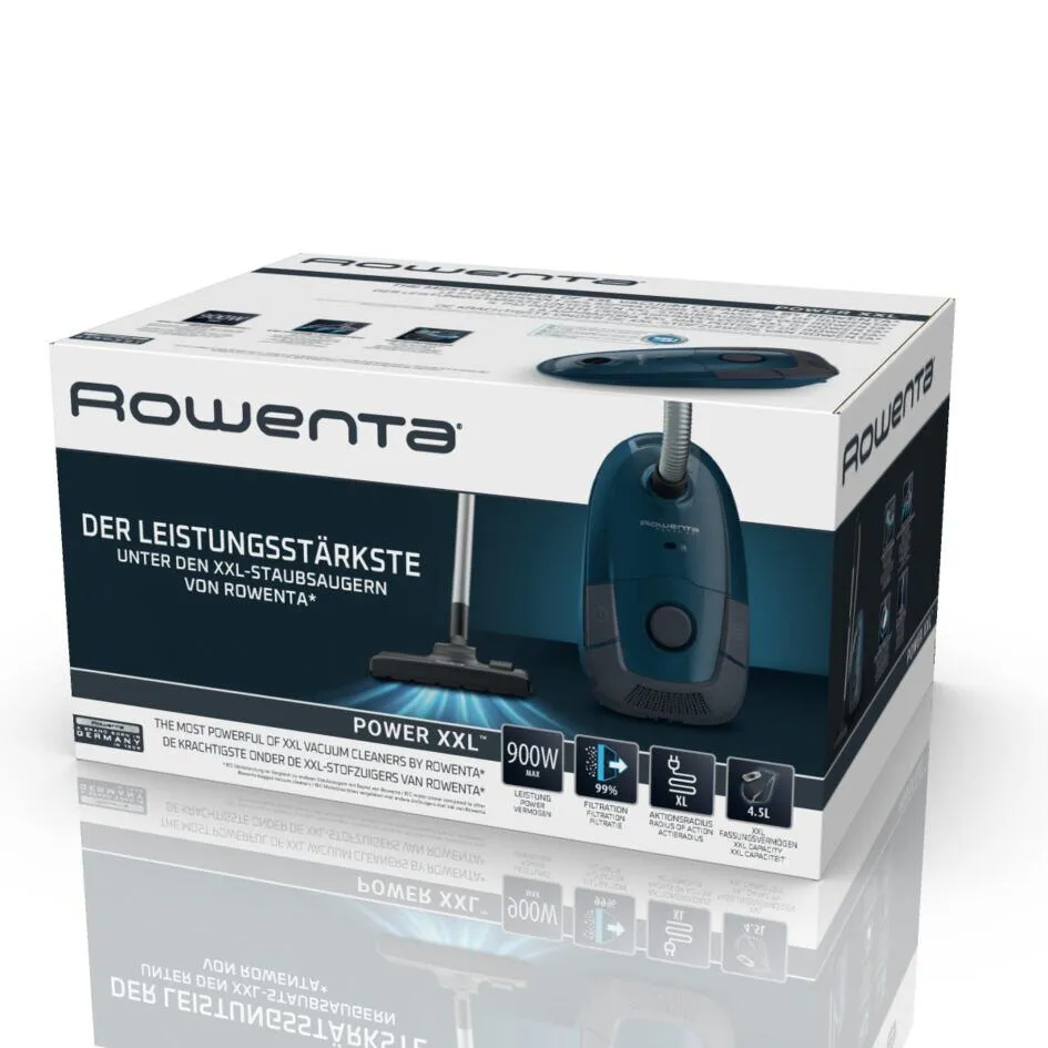 Rowenta Power XXL RO3126EA 900 W 4.5 L Toz Torbalı Süpürge Thumbnail 5