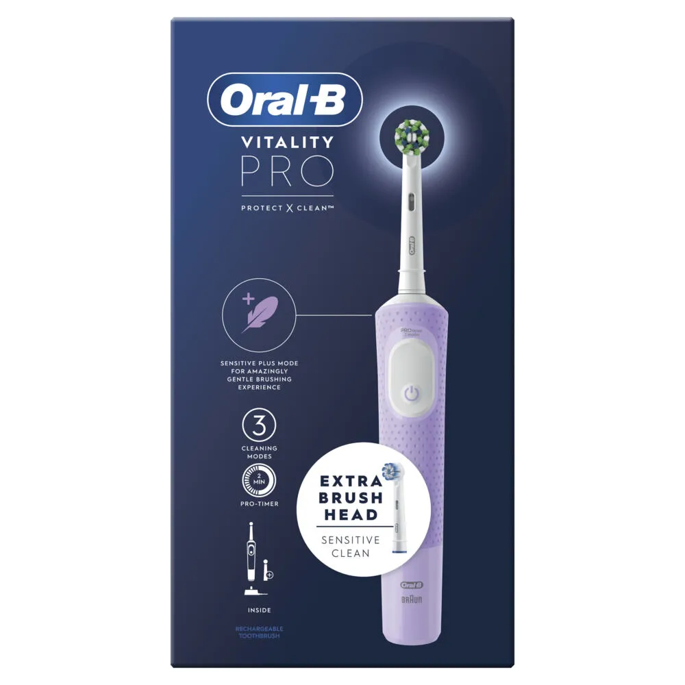 Oral-B Vitality Pro Yetişkin Leylak Şarjlı Diş Fırçaları
