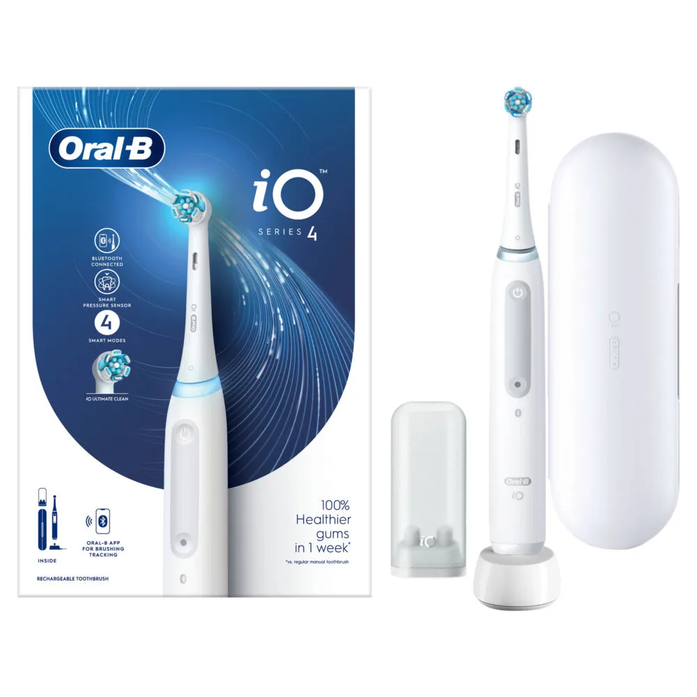 Oral-B iO 4 Yetişkin Beyaz Thumbnail 1