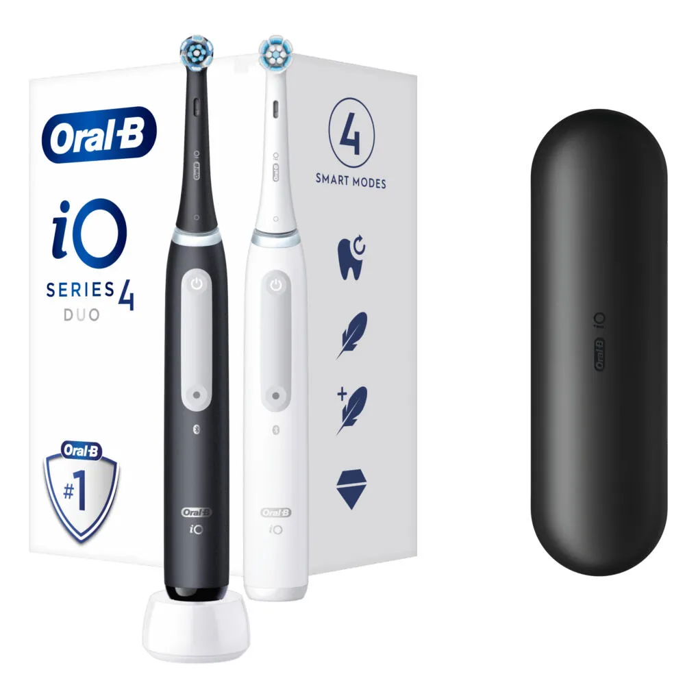 Oral-B iO 4 Yetişkin Siyah, Beyaz Thumbnail 4