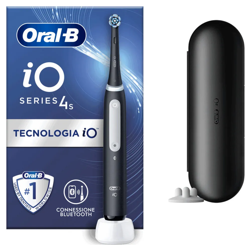 Oral-B iO 4S Yetişkin Titreşimli diş fırçası Siyah Şarjlı Diş Fırçaları