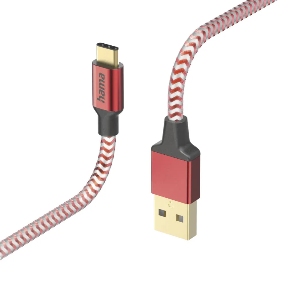 Hama Reflective 00201559 USB A to USB C (1,5 m) USB Kablosu Thumbnail 1