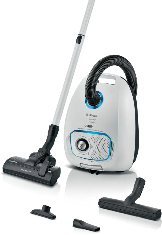 Bosch Serie 4 BGL41SIL1H elektrik süpürgesi 4 l Tambur vakum Kuru 700 W Toz torbası Elektrikli Süpürge