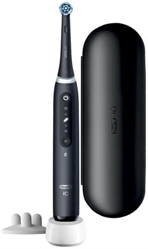 Oral-B iO 5 Yetişkin Döner diş fırçası Siyah Şarjlı Diş Fırçaları