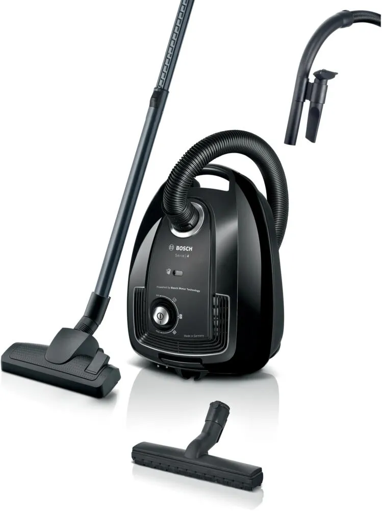Bosch Serie 4 BGL38BA2H elektrik süpürgesi 4 l Tambur vakum Kuru 600 W Toz torbası Elektrikli Süpürge