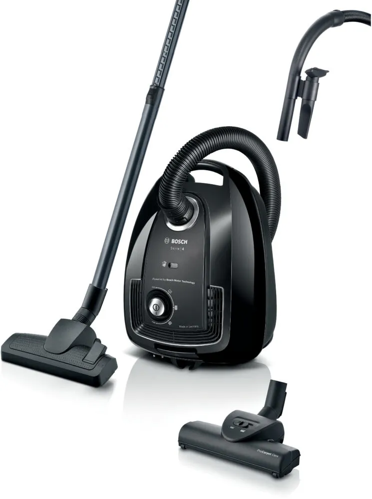 Bosch Serie 4 BGB38BA3T elektrik süpürgesi 4 l Silindir vakum Kuru 850 W Toz torbası Elektrikli Süpürge
