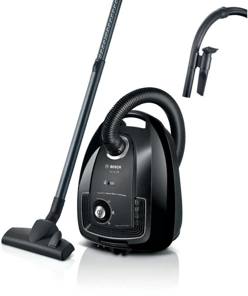 Bosch Serie 4 BGB38BA1 elektrik süpürgesi 4 l Silindir vakum Kuru 600 W Toz torbası Elektrikli Süpürge