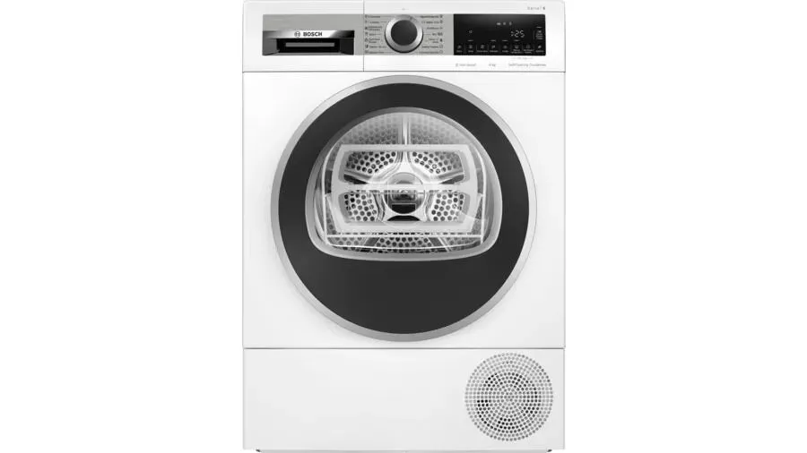 Bosch Serie 6 WQG245A0ES kurutucu Solo Önden yüklemeli 9 kg Beyaz Kurutma Makinesi