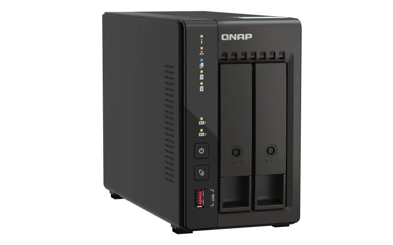QNAP TS-253E NAS Dikey (Tower) Intel® Celeron® J6412 8 GB 4 TB HDD QNAP QTS Siyah Thumbnail 4