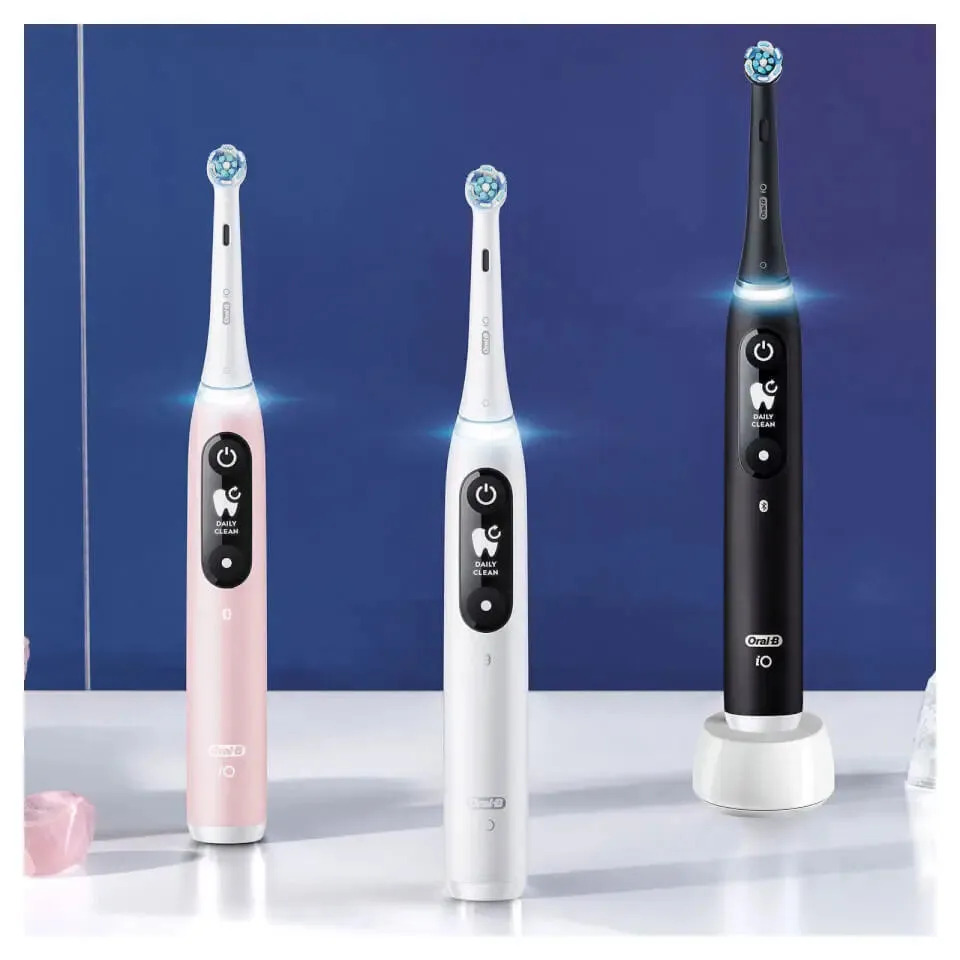 Oral-B iO Duo Yetişkin Titreşimli diş fırçası Siyah, Gül Thumbnail 5