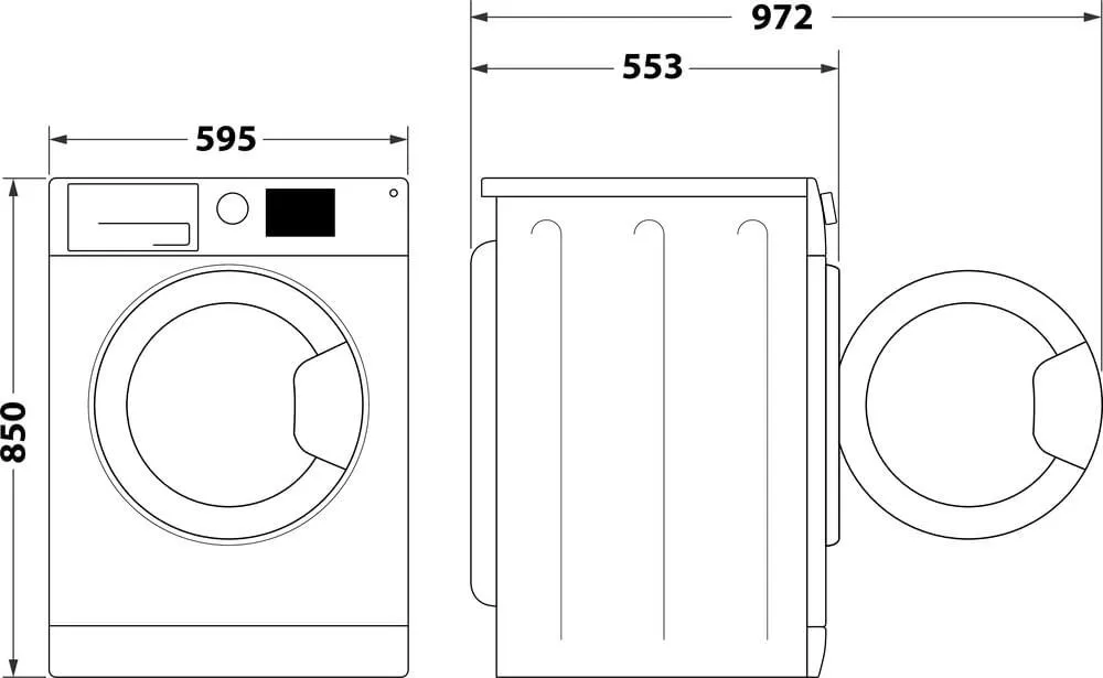 Indesit MTWC 71296 W IT 869991717610 7 kg 1200 Devir Çamaşır Makinesi Thumbnail 14