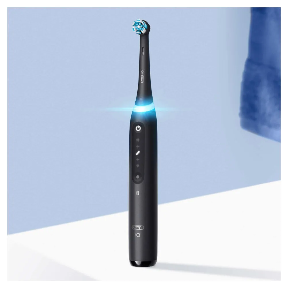Oral-B iO 5 Yetişkin Titreşimli diş fırçası Siyah Thumbnail 6