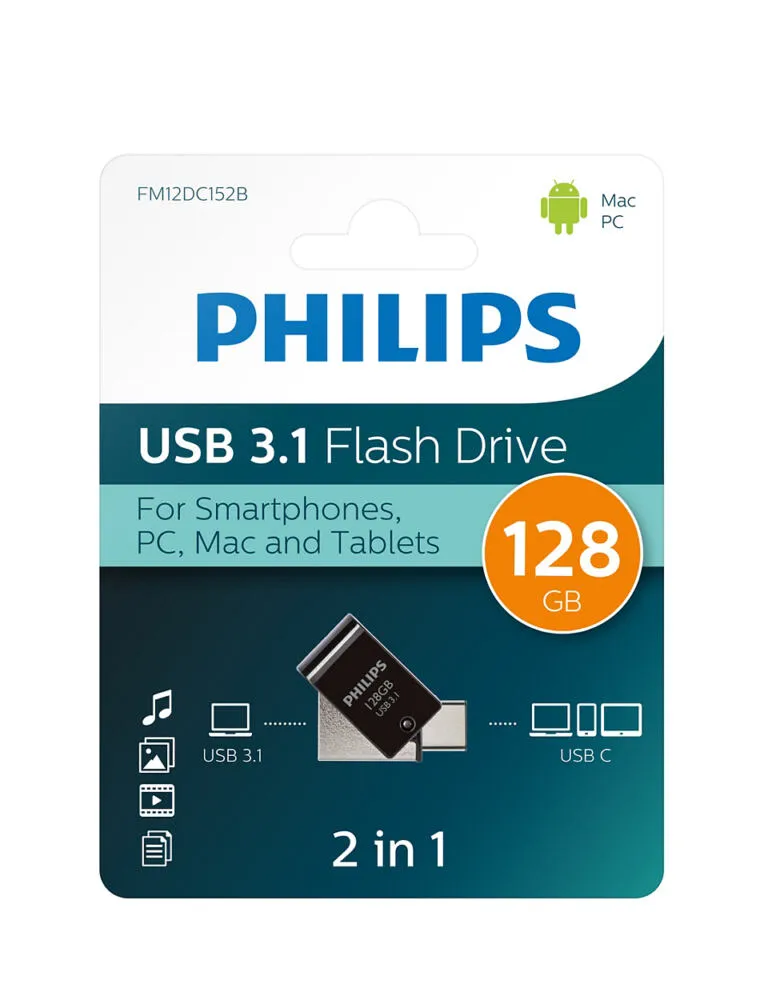 Philips FM12DC152B/00 128 GB USB 3.2 Flash Bellek Thumbnail 13