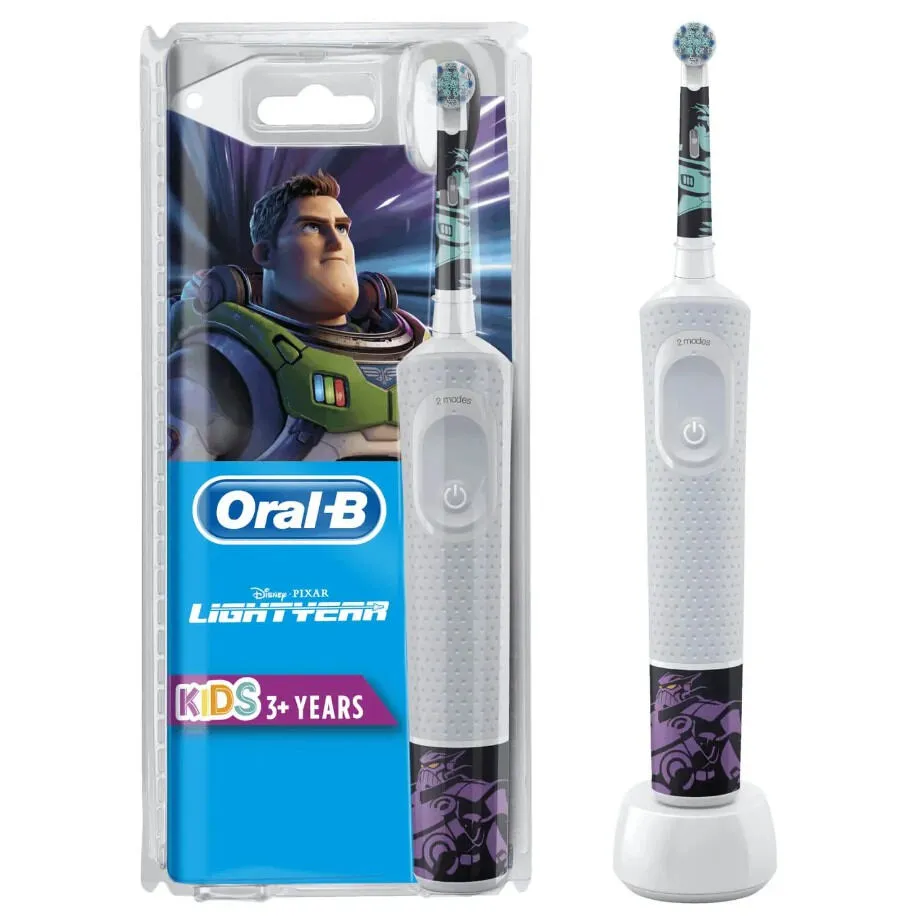 Oral-B 4210201434559 elektrikli diş fırçası Çocuk Döner diş fırçası Çok renkli, Beyaz Şarjlı Diş Fırçaları