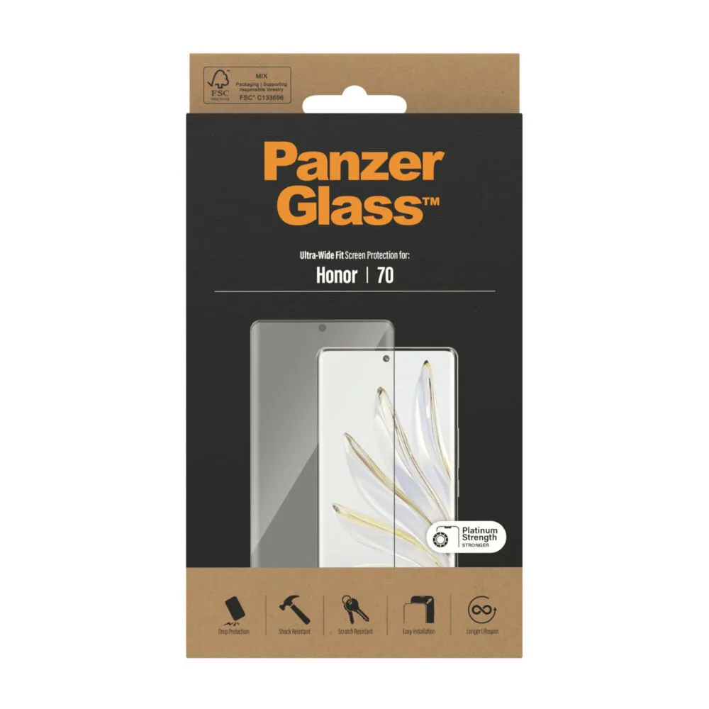 PanzerGlass® Screen Protector Honor 70 | Ultra-Wide Fit 5396 Thumbnail 4