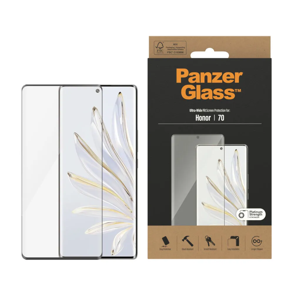 PanzerGlass® Screen Protector Honor 70 | Ultra-Wide Fit 5396 Thumbnail 2