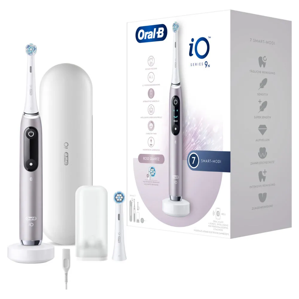 Oral-B iO Series 9n Yetişkin Döner-titreşimli diş fırçası Gül Thumbnail 1