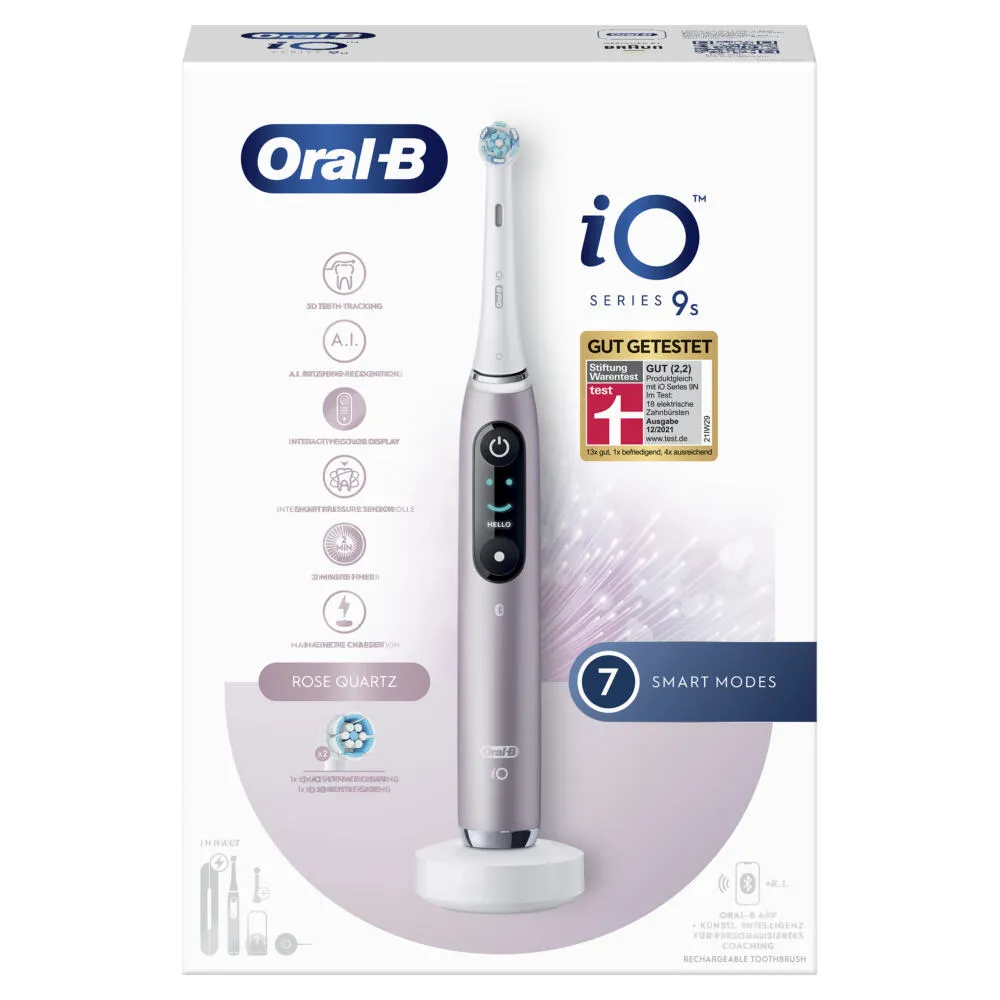Oral-B iO Series 9n Yetişkin Döner-titreşimli diş fırçası Gül Thumbnail 2