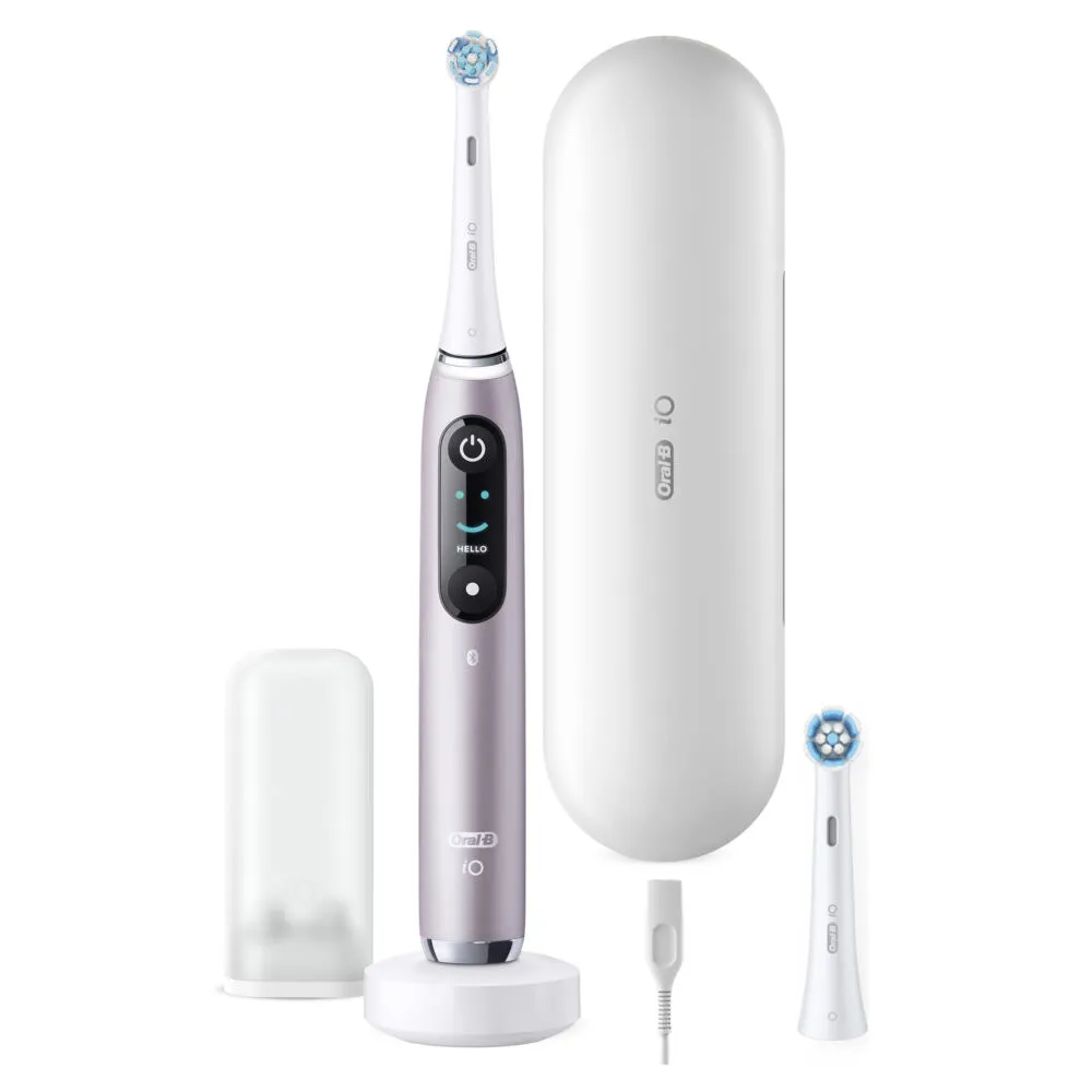 Oral-B iO Series 9n Yetişkin Döner-titreşimli diş fırçası Gül Şarjlı Diş Fırçaları