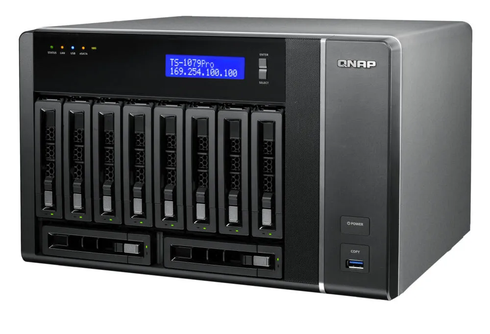 QNAP TS-1079 Pro 2 GB TS-1079 PRO + 10X ST3000NC000 Thumbnail 10