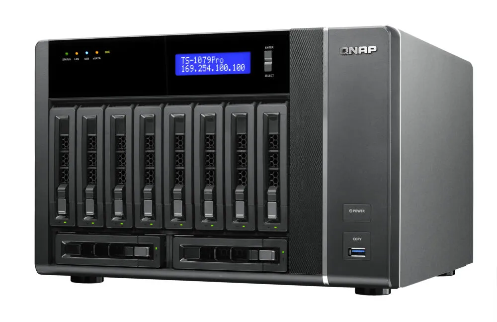 QNAP TS-1079 Pro 2 GB TS-1079 PRO + 10X ST3000NC000 Thumbnail 6