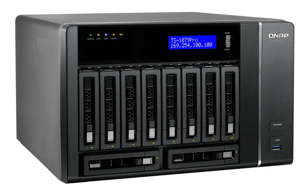 QNAP TS-1079 Pro 2 GB TS-1079 PRO + 10X ST3000NC000 Thumbnail 8