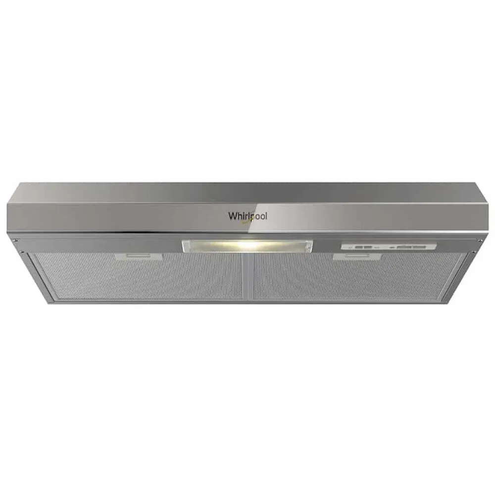Whirlpool WH8010S ocak bacası Alttan-gömme Gri 323 m³/Saat Davlumbaz ve Aspiratö