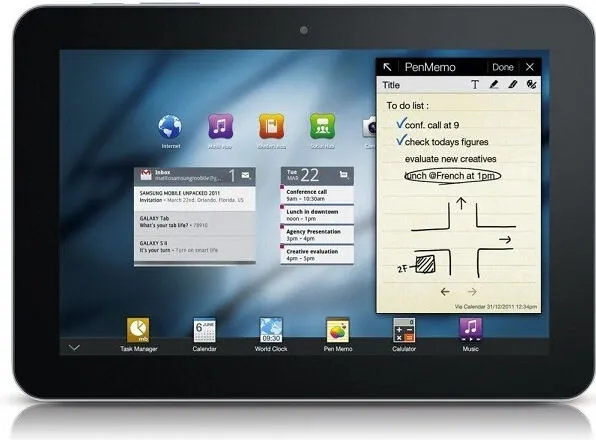 Samsung 8.9 32 GB GT-P7300FKEXEZ 8.9 inç 1 GB RAM Siyah Tablet Thumbnail 2