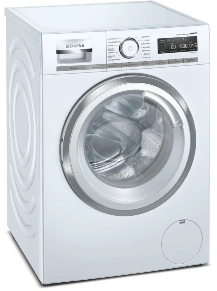Siemens iQ700 WM16XMH2FF çamaşır makinesi Önden yüklemeli 10 kg 1600 RPM Beyaz Çamaşır Makineleri