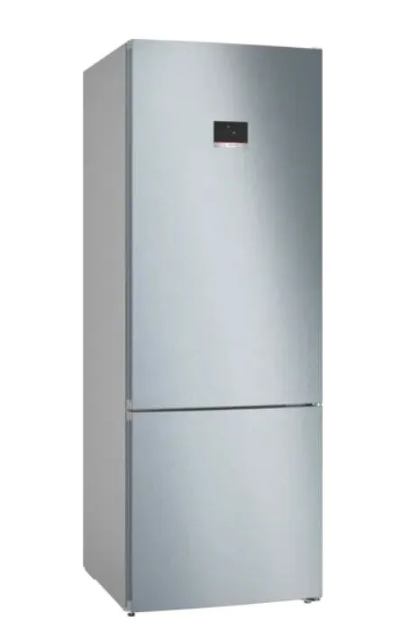 Bosch Serie 4 KGN56XLEB donduruculu buz dolabı Solo 508 l Paslanmaz çelik Buzdolabı