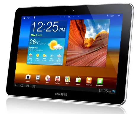 Samsung P7500 Galaxy Tab 10.1 16 GB GT-P7500UWDNSE inç Beyaz Tablet Thumbnail 4