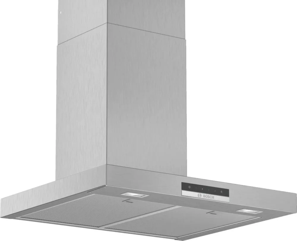 Bosch Serie 4 DWB66DM50B ocak bacası Duvara monteli Paslanmaz çelik 368 m³/Saat Davlumbaz ve Aspiratö