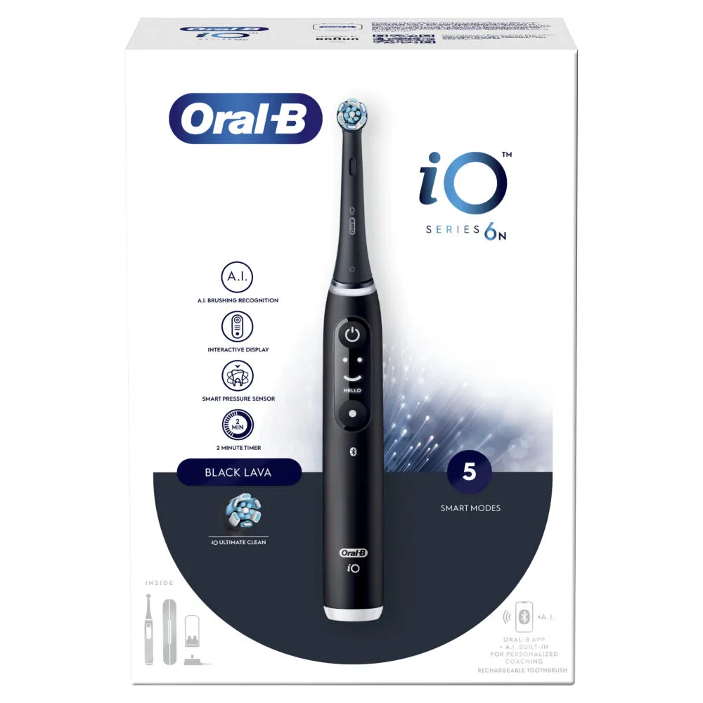 Oral-B iO6N Yetişkin Siyah Thumbnail 5