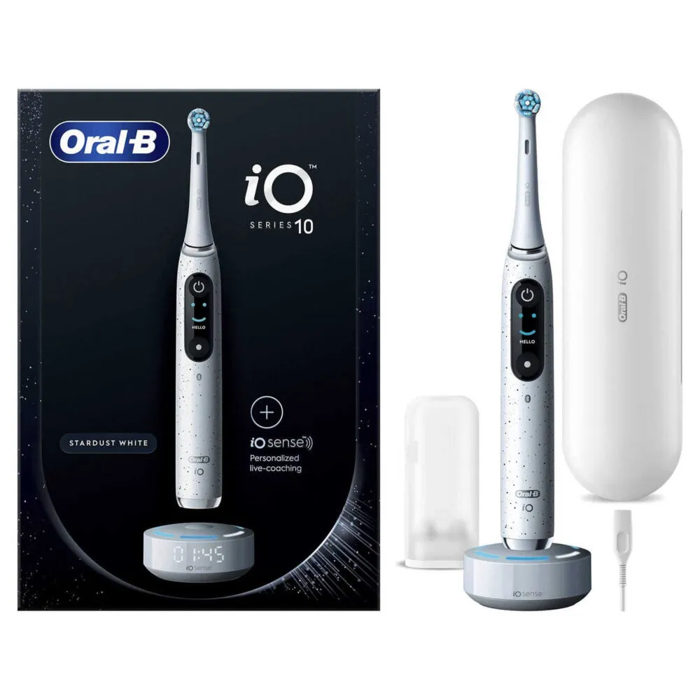 Oral-B iO 10 Yetişkin Döner diş fırçası Beyaz Thumbnail 2